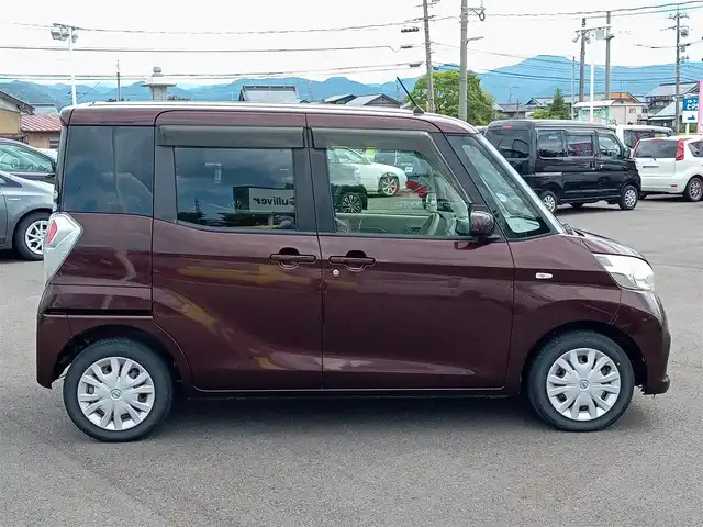 日産 デイズ ルークス S 福井県 2017(平29)年 5.6万km モカブラウンP 衝突被害軽減システム/メモリナビ/・（ワンセグTV/CD/FA/AM）/ライトレベライザー/リモコンキー/取扱説明書