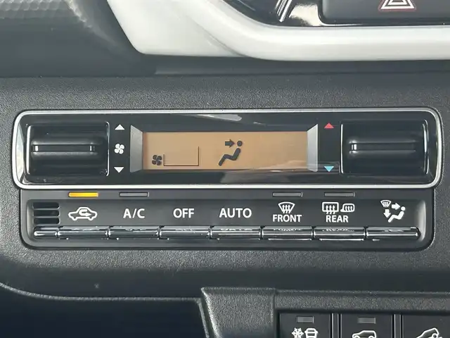 スズキ ハスラー HYBRID X ターボ 岡山県 2020(令2)年 7.5万km ブルーイッシュブラックパール3 登録時走行距離74784km/純正9インチナビ/フルセグTV(AM.FM.CD.DVD.TV.BT)/全方位カメラ/４WD/ETC/ドライブレコーダー/シートヒーター/クリアランスソナー/衝突軽減ブレーキ/横滑り防止装置/クルーズコントロール(追従走行あり)/車線逸脱警報（レーンキープアシスト）/ダウンヒルアシスト/オートライト/アイドリングストップ/15インチ純正AW/純正フロアカバー/保証書/取扱説明書