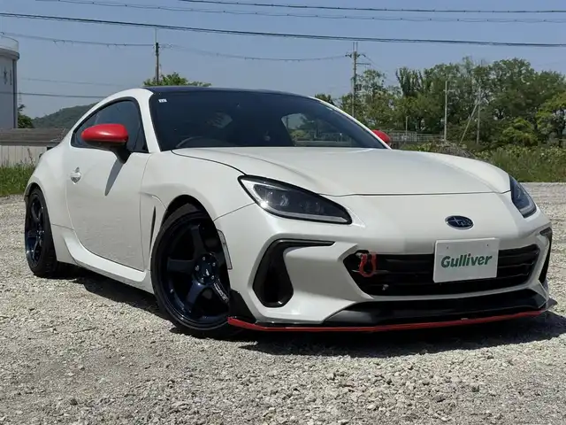 スバル ＢＲＺ S 兵庫県 2021(令3)年 1.4万km クリスタルホワイトP TC-4アドバンレーシング18インチAW/BLITZ車高調/BLITZニュルスペックマフラー/STIフロントアンダースポイラー/HKSカーボンダックテールスポイラー/KENWOODナビ/バックカメラ/フルセグTV/LEDヘッドライト