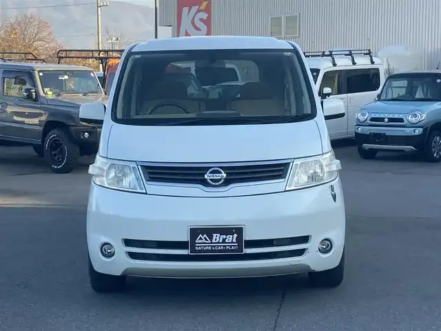 日産 セレナ 20S 長野県 2006(平18)年 14.1万km ホワイトパール 純正ナビ/(AM/FM/CD/MD/AUX)/サイド・バックカメラ/ステアリングスイッチ/ETC/両側パワースライドドア/電格ミラー/ウインカーミラー/ドアバイザー