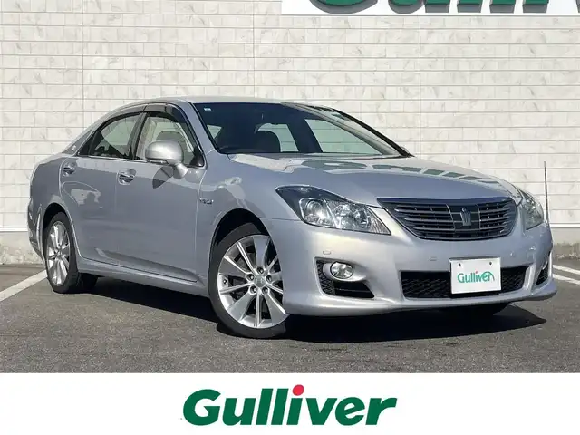 トヨタ クラウン ハイブリッド スタンダードパッケージ 宮崎県 2008(平20)年 7.6万km プレミアムシルバーパール メーカーナビゲーション/　AM FM CD DVD HDD/バックカメラ　/運転席パワーシート　/助手席パワーシート/クルーズコントロール　/ＥＴＣ車載器　/ＨＩＤヘッドライト　/スマートキー　/プッシュスタート　/純正18インチアルミホイール　