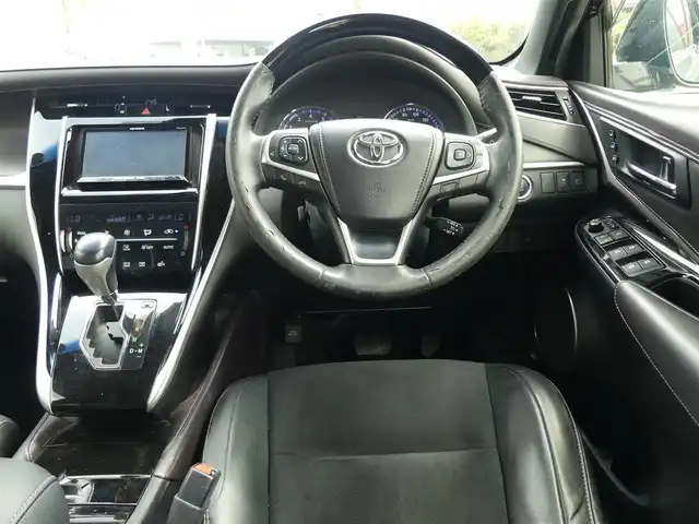 トヨタ ハリアー プレミアム スタイルモーヴ 千葉県 2015(平27)年 6.5万km ブラック レーンディパーチャーアラート/オートハイビーム/パワーバックドア/社外HDDナビ/地デジTV/【CD再生機能　Bluetooth接続】/バックカメラ/ハーフレザーシート/前席パワーシート/シートヒーター/ETC/LEDヘッドライト/LEDフォグライト/ウインカーミラー/純正18インチアルミホイル/サイド/カーテンエアバッグ/スマートキー