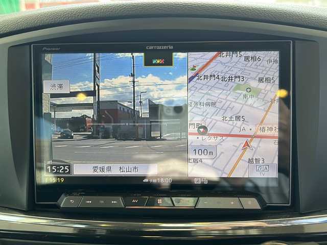 日産 エルグランド 250HWS S アーバンクロム 愛媛県 2019(平31)年 5.8万km ブリリアントホワイトパール 社外ナビ(AVIC-CL902)/フルセグTV/Bluetooth接続/CD/DVD再生/バックカメラ/ETC/NISMOリアアンダーエアロ/NISMOサイドスカート/エマージェンシーブレーキ/インテリジェントクルーズコントロール/車線逸脱警報/進入禁止標識検知/ハイビームアシスト/横滑り防止装置/両側パワースライドドア/3列シート/ハーフレザーシート/オットマン/スマートキー/スペアキー/プッシュスタート