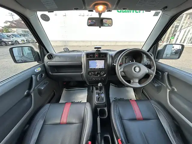 スズキ ジムニー シエラ ワイルドウインド 山形県 2008(平20)年 7.2万km ブルーイッシュブラックパール3 ４WD/社外ナビ/フルセグTV/FM/AM/DVD/HDD/SD/Bluetooth/シートシーター/パワーウィンドウ/純正バイザー/純正マット/フォグランプ/夏タイヤ積載/保証書/取扱説明書
