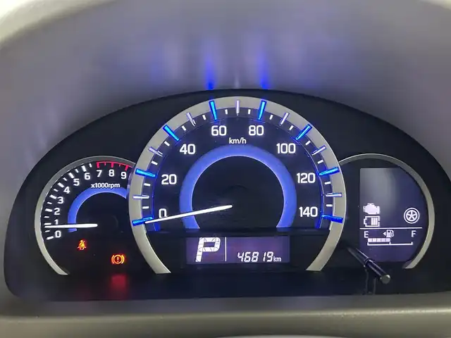 スズキ スペーシア X 熊本県 2015(平27)年 4.7万km フレンチミントパールメタリック 禁煙車　/純正ナビ（ＣＤ・ＤＶＤ・フルセグ・ＢＴ・ＡＵＸ・ＵＳＢ）/全周囲カメラ　/社外前方ドライブレコーダー　/片側パワースライドドア　/運転席シートヒーター　/衝突軽減ブレーキ　/レーンキープアシスト/横滑り防止/アイドリングストップ/純正フロアマット/オートライト/スマートキー/プッシュスタート