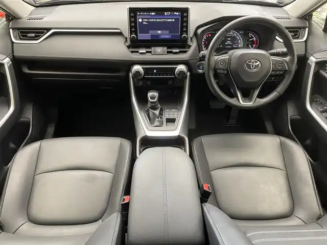 トヨタ ＲＡＶ４ G 滋賀県 2021(令3)年 5.1万km アティチュードブラックマイカ 純正ディスプレイオーディオ/【Bluetooth/USB/Miracast】/全方位カメラ/ETC2.0/ドラレコ/パワーバックドア/シートヒーター/ステアリングヒーター/パワーシート/LEDライト/ブラインドスポットモニター/クリアランスソナー/ルーフレール/スマートキー