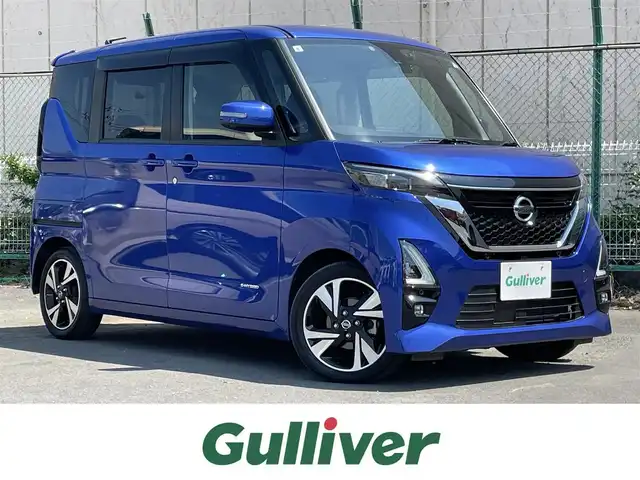 日産 ルークス HWS Gターボ プロパイロットED 東京都 2021(令3)年 3.1万km アトランティックブルー 純正ナビ/アラウンドビューモニター/エマージェンシーブレーキ/車線逸脱警報/ソナー/プロパイロット/ETC/アイドリングストップ/横滑り防止措置/ステアリングスイッチ/両側電動ドア/ドライブレコーダー