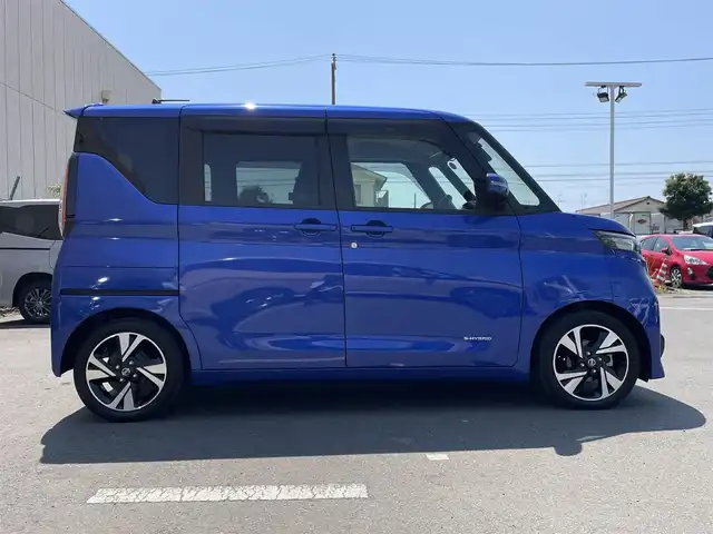 日産 ルークス HWS Gターボ プロパイロットED 東京都 2021(令3)年 3.1万km アトランティックブルー 純正ナビ/アラウンドビューモニター/エマージェンシーブレーキ/車線逸脱警報/ソナー/プロパイロット/ETC/アイドリングストップ/横滑り防止措置/ステアリングスイッチ/両側電動ドア/ドライブレコーダー