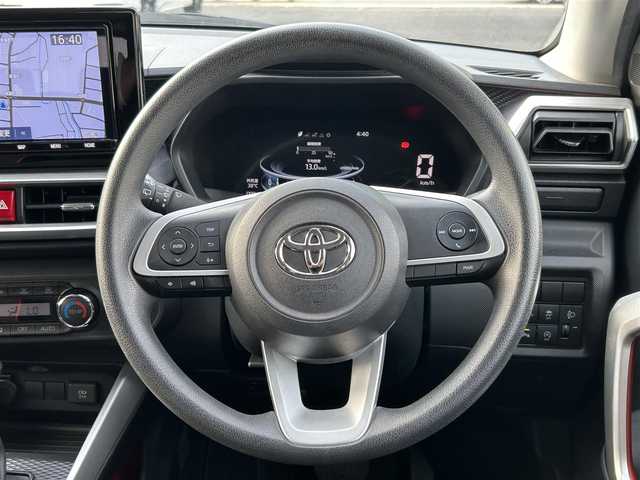 トヨタ ライズ G 愛知県 2020(令2)年 5.9万km ブラックマイカメタリック 純正ディーラーナビ（AM/FM/CD/DVD/BT/フルセグTV）/スマートアシスト/　・プリクラッシュセーフティー/　・クリアランスソナー/　・ステアリングアシスト/　・車線逸脱警報/　・ロードサインアシスト/　・先行車発進告知/社外17インチアルミホイール/純正フロアマット/LEDヘッドランプ/バックカメラ/MT走行モード付AT/ドアバイザ/取説/保証書/スペアキー