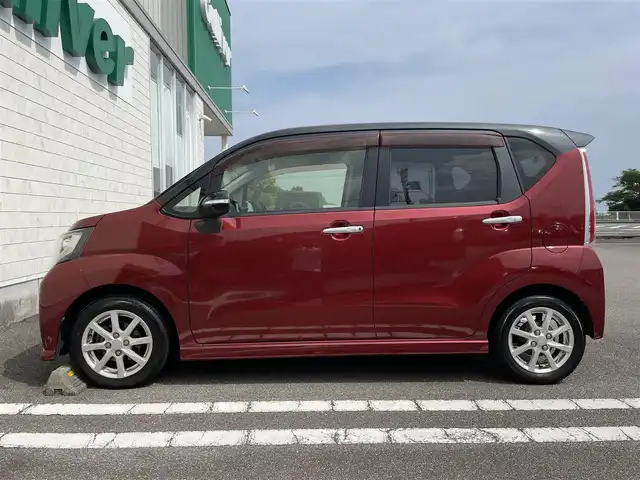 ダイハツ ムーヴ カスタム X SA 宮崎県 2015(平27)年 6.2万km ブラックマイカメタリック/ファイアークォーツレッドメタリック 2トーン 社外ナビ「CN-HE02WD」/(AM.FM.Bluetooth.DVD.CD)/フルセグTV/バックカメラ/ETC/コーナーセンサー/前後ドライブレコーダー/オートライト/オートエアコン/横滑り防止機能/衝突軽減ブレーキ/アイドリングストップ/スマートキー/電格ミラー/パワーウィンドウ/パワーステアリング