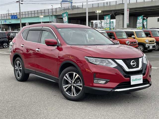 日産 エクストレイル 20Xi 石川県 2018(平30)年 4.6万km ガーネットレッド 4WD/プロパイロット/純正メモリーナビ/フルセグTV/アラウンドビューモニター/LEDヘッドライト/革シート/ドライブレコーダー/ETC/パワーバックドア/インテリキー/プッシュスタート/電動ミラー/スマートルームミラー/オートライト/純正アルミホイール/保証書