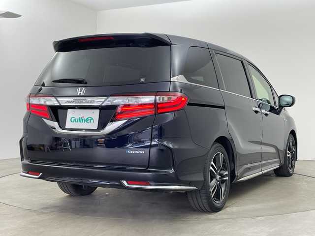 ホンダ オデッセイ ハイブリッド アブソルートセンシングEXパック 兵庫県 2016(平28)年 8万km プレミアムヴィーナスブラックP ・メーカーオプションナビ/・Bluetooth/DVD/CD/HDMI/USB/TV/・全方位カメラ/・ホンダセンシング/・衝突軽減ブレーキ/・歩行者事故低減ステアリング/・アダプティブ・クルーズ・コントロール/・車線維持支援システム/・路外逸脱抑制機能/・誤発進抑制機能/・先行車発進お知らせ機能/・標識認識機能/・ブラインドスポットモニター/・コーナーセンサー/・両側パワースライドドア/・ステアリングスイッチ/・ハーフレザーシート/・運転席パワーシート/・2列目オットマン/・2列目サンシェード/・社外前方ドラレコ/・LEDヘッドライト/・フォグランプ/・純正17インチアルミホイールタイヤ