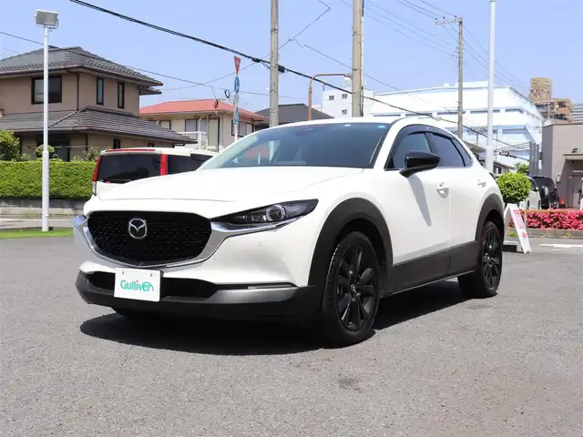 マツダ ＣＸ－３０ 20S ブラックトーンED 神奈川県 2023(令5)年 2万km スノーフレイクホワイトパールマイカ ワンオーナー/クルージング＆トラフィック・サポート/電動格納リモコン式グロスブラックドアミラー/（オート格納／ヒーテッド機能）/マツダコネクト　（8.8インチ専用ディスプレイ）/アクティブクルーズコントロール/アドバンスドキーレスエントリーシステム＆ブラックエンジンスタートリング＋スペアキー/アダプティブLEDヘッドライト/ETC/バックカメラ/前後ドライブレコーダー/保証書/取説