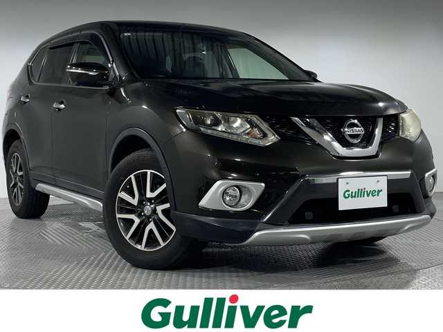 日産 エクストレイル 20X エクストリーマーX Eブレーキ 神奈川県 2015(平27)年 5.9万km チタニウムカーキ 4WD/純正7インチメーカーOPナビ/CD&DVD&BT&フルセグTV/全方位モニター/ビルトインETC/カプロンシート/シートヒーター前席/ドアバイザー/エマージェンシーブレーキ/レーンキープアシスト/後側方車両検知警報/ふらつき警報/進入禁止警報/駐車支援/クルーズコントロール/ダウンヒルアシスト/アイドリングストップ/LEDヘッドライト/フォグライト