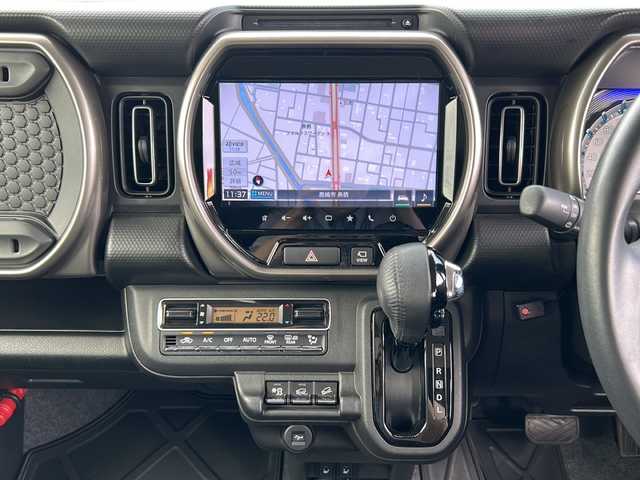 スズキ ハスラー Jスタイル Ⅱ 茨城県 2023(令5)年 1万km フェニックスレッドパール/ソフトベージュメタリック ワンオーナー/純正9inメモリナビ/(地デジTV・CD・DVD・BT・USB・ラジオ再生)/レーダークルーズコントロール/レーンアシスト/スズキセーフティサポート/・デュアルカメラブレーキサポート/・後退時ブレーキサポート/・誤発進抑制/・車線逸脱抑制警報/・標識認識/・先行車発進警報/・アラウンドビューカメラ/シートヒーター/ドライブレコーダー/ETC/オートライト/LEDヘッドライト/純正15inアルミホイール/純正フロアマット/スマートキー/取扱説明書/保証書