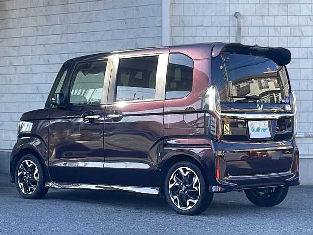 ホンダ Ｎ ＢＯＸ カスタム G L ターボ ホンダセンシング 神奈川県 2018(平30)年 5.4万km プレミアムベルベットパープル・パール 純正ナビ/（CD/DVD/AM/FM/SD/USB/AUX/BT/フルセグTV)/バックカメラ/全方位ドライブレコーダー/ETC/パドルシフト/レーダークルーズコントロール/両側パワースライドドア/純正フロアマット/純正アルミホイール/レーンキープアシスト/横滑り防止装置/プリクラッシュ/コーナーセンサー/アイドリングストップ/オートライト/エンジンスタートボタン/スペアキー×１/保証書/取扱説明書