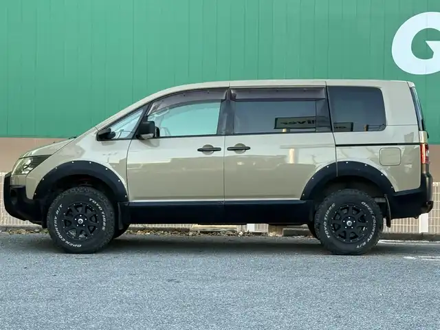 三菱 デリカＤ：５ C2 S 千葉県 2008(平20)年 12.2万km クールシルバーメタリック 純正HDDナビ/(ワンセグTV/CD/DVD/AM/FM)/バックカメラ/ETC/純正フロアマット/オートライト/スペアキー/純正ヘッドライト/電動格納ミラー