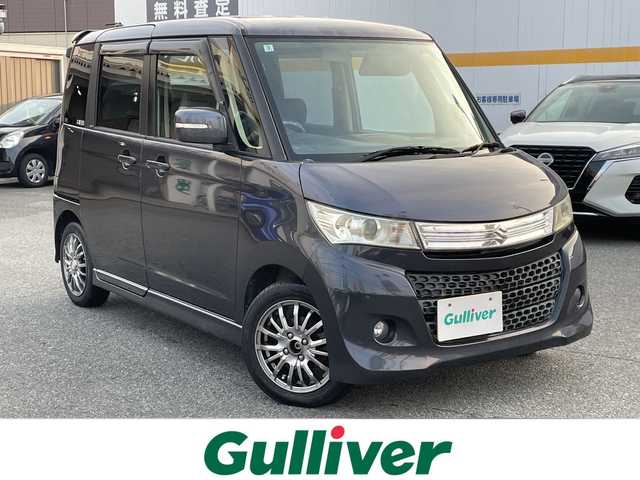 スズキ パレット ＳＷ XS 山口県 2010(平22)年 10.7万km ルナグレーパールメタリック 登録時走行距離/　【106868km】/取扱説明書/社外ナビ/CD/DVD/Bluetooth/片側パワースライドドア/オートライト/フォグライト/純正フロアマット/ドアバイザー