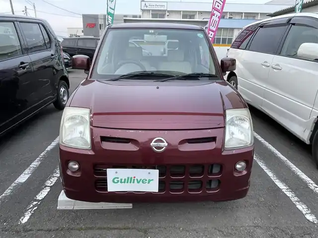 日産 ピノ S 宮城県 2009(平21)年 10.2万km クラッシーレッドP 電動ミラー/純正フロアマット/ETC/社外オーディオ（CD・ラジオ）