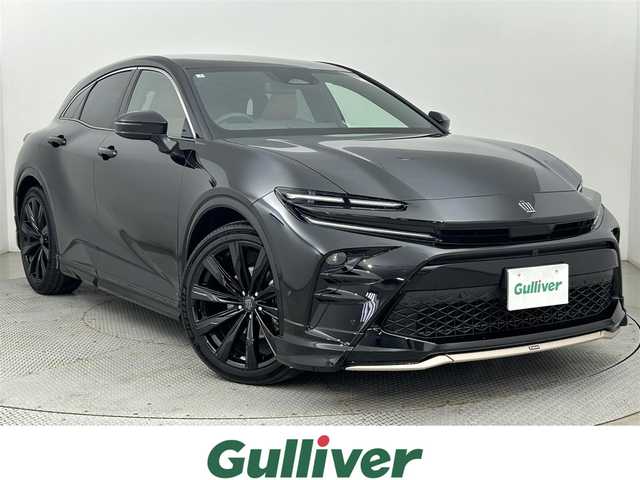 トヨタ クラウン スポーツ Z 道央・札幌 2025(令7)年 0.4万km ブラック ・ワンオーナー/・４WD/・寒冷地仕様/・モデリスタエアロ/・パノラマルーフ/・12.3インチディスプレイオーディオ（コネクティッドナビ対応）Plus/・BT/Type-C/フルセグ/・パノラミックビューモニター/・ドラレコ付デジタルインナーミラー/・ビルトインETC2.0/・置くだけ充電/・トヨタ チームメイト［アドバンスト パーク］/・レーダークルーズコントロール/・プロアクティブドライビングアシスト/・ブラインドスポットモニター/・レザーシート/・マイコンプリセットドライビングポジションシステム/・前席パワーシート/・前席シートヒーター/・前席シートエアコン/・ステアリングヒーター/・アクセサリーコンセント/・ヘッドライトウォッシャー/・オートマチックハイビーム/・LEDヘッドライト/・純正21インチAW/・純正フロアマット/・トノカバー