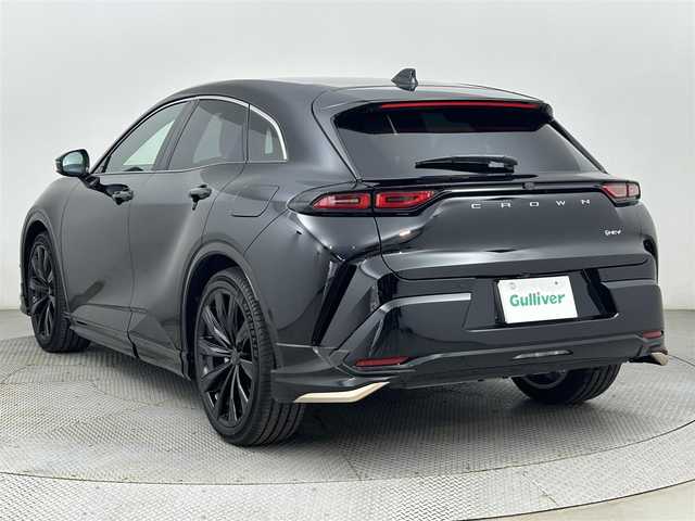 トヨタ クラウン スポーツ Z 道央・札幌 2025(令7)年 0.4万km ブラック ・ワンオーナー/・４WD/・寒冷地仕様/・モデリスタエアロ/・パノラマルーフ/・12.3インチディスプレイオーディオ（コネクティッドナビ対応）Plus/・BT/Type-C/フルセグ/・パノラミックビューモニター/・ドラレコ付デジタルインナーミラー/・ビルトインETC2.0/・置くだけ充電/・トヨタ チームメイト［アドバンスト パーク］/・レーダークルーズコントロール/・プロアクティブドライビングアシスト/・ブラインドスポットモニター/・レザーシート/・マイコンプリセットドライビングポジションシステム/・前席パワーシート/・前席シートヒーター/・前席シートエアコン/・ステアリングヒーター/・アクセサリーコンセント/・ヘッドライトウォッシャー/・オートマチックハイビーム/・LEDヘッドライト/・純正21インチAW/・純正フロアマット/・トノカバー