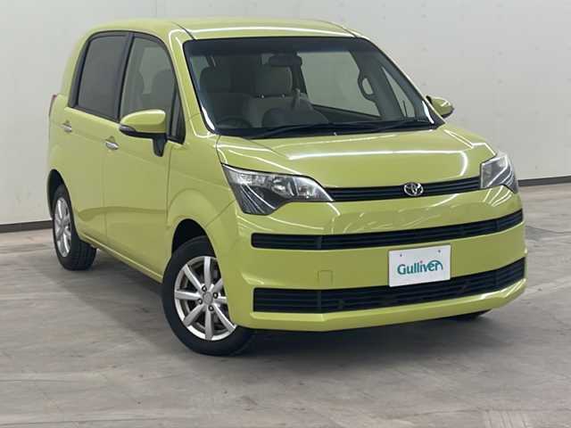 トヨタ スペイド F 道央・札幌 2013(平25)年 10.2万km シトラスマイカメタリック ・４WD/・社外ディスプレイオーディオ/ラジオ／ＤＶＤ／ＣＤ／ＵＳＢ/・寒冷地仕様/・ワンオーナー/・横滑り防止装置/・片側パワースライドドア/・積込夏タイヤ/・スペアキー/・ウインカーミラー/・取扱説明書/・保障書