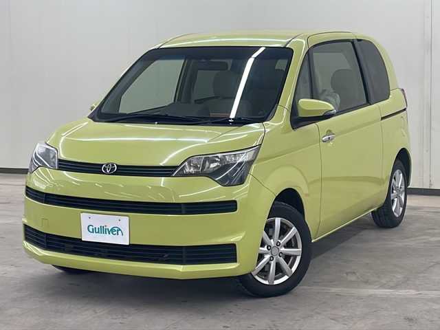 トヨタ スペイド F 道央・札幌 2013(平25)年 10.2万km シトラスマイカメタリック ・４WD/・社外ディスプレイオーディオ/ラジオ／ＤＶＤ／ＣＤ／ＵＳＢ/・寒冷地仕様/・ワンオーナー/・横滑り防止装置/・片側パワースライドドア/・積込夏タイヤ/・スペアキー/・ウインカーミラー/・取扱説明書/・保障書