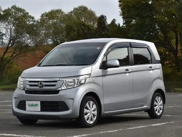 ホンダ Ｎ ＷＧＮ C 福岡県 2017(平29)年 2.4万km ルナシルバーM 社外メモリナビ【CN-RA06D】/フルセグTV・BT・CD・DVD・FM・AM/バックカメラ/ETC/シティブレーキ/キーレスエントリー/前後ドライブレコーダー【ZDR016】/保証書・取説・スペアキー