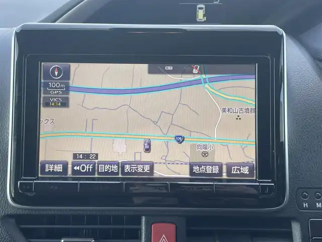 トヨタ ヴォクシー ZS 煌 岡山県 2016(平28)年 7.9万km ブラック 純正9インチナビ　/NSZT-Y64T/フルセグTV、CD、DVD、Bluetooth、AM、FM/バックカメラ/両側パワースライドドア/ETC