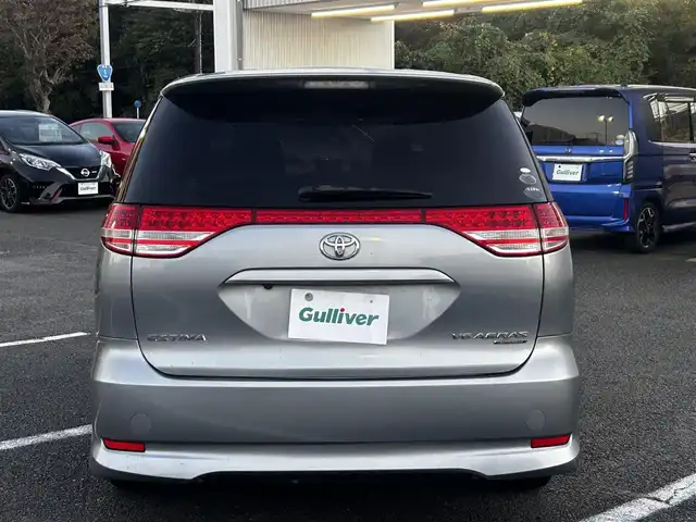 トヨタ エスティマ アエラス Gパッケージ 静岡県 2006(平18)年 16万km ミディアムシルバーメタリック ユーザー買取車両/純正HDDナビ（NHDP-W56S）/[AM/FM/CD/TV/DVD]/純正17インチAW/純正キセノンヘッドライト/エンジンスタートボタン/スマートキー/MTモード付AW/クルーズコントロール/WAC/ETC/フリップダウンモニター/3列シート/オットマン/ウォークスルー/パワーシート（D席のみ）/両側パワースライドドア/AFS/保証書/取扱説明書