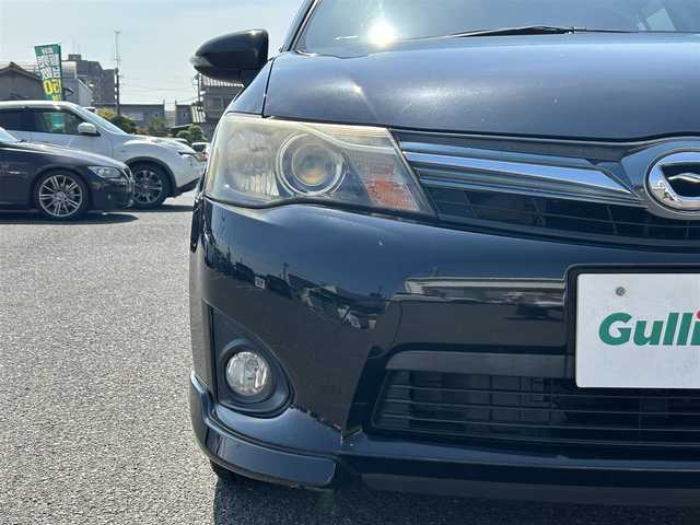 トヨタ カローラ フィールダー 1．5G エアロツアラー W×B 広島県 2013(平25)年 13.7万km ブラックマイカ 純正SDナビ（NSCP-W62）/　（BT/CD/ワンセグテレビ）/バックカメラ/前後ドライブレコーダー/純正15インチアルミホイール/純正フロアマット/ETC/カーテンエアバック/キセノンヘッドライト/フォグランプ/リアプライバシーガラス/ドアバイザー/オートライト/プッシュスタート/スマートキー/横滑り防止装置/取扱説明書