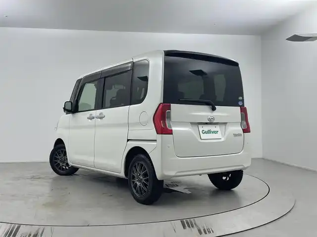 ダイハツ タント X ターボ SAⅢ 埼玉県 2017(平29)年 3.8万km パールホワイトⅢ 社外ナビ　CN-RE03WD/(Bluetooth/USB/CD/DVD/AM/FM)/地デジフルセグ/バックカメラ/前方ドライブレコーダー/ETC/片側パワースライドドア/衝突軽減ブレーキ/オートマチックハイビーム/アイドリングストップ/運転席シートヒーター/ロールサンシェード/フロントフォグランプ/プッシュスタート/ステアリングリモコン/純正フロアマット/純正ドアバイザー/社外14インチアルミホイール