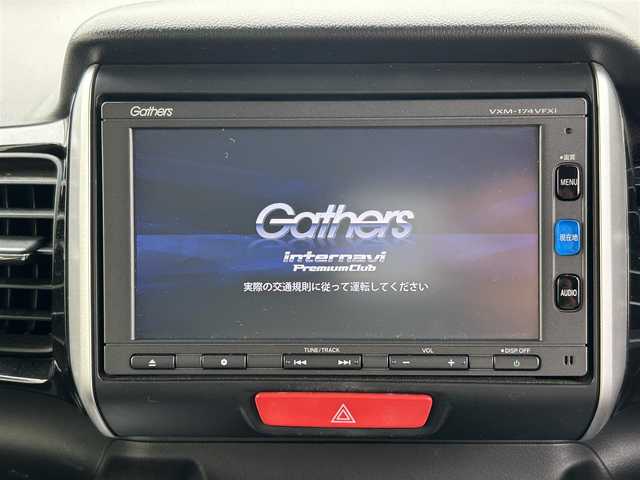 ホンダ Ｎ ＢＯＸ カスタム G Lパッケージ 静岡県 2016(平28)年 3.4万km シャイニンググレーM 純正メモリーナビ/　AM FM CD DVD Bluetooth/ビルトインETC/HIDオートヘッドランプ/片側パワースライドドア/純正14インチアルミホイール/純正フロアマット/スマートキー＆プッシュスタート/リアサンシェード/フロントフォグランプ/スマートシティブレーキサポート/フルセグTV/バックモニター/前後ドライブレコーダー