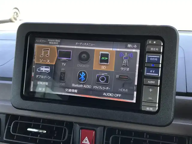 ダイハツ ムーヴ キャンバス セオリー G ターボ 鳥取県 2024(令6)年 1万km レーザーブルークリスタルシャイン ４・W・D/ターボ車/純正ナビ/フルセグ/CD/DVD/BT/全方位カメラ・ETC/スマートアシスト/レーンキープアシスト/レーダークルーズコントロール/両側パワースライドドア/ドライブレコーダー/前席シートヒーター/LEDヘットライト/オートハイビーム/保温機能付きカップホルダー/プッシュエンジンスタート/フォグライト/スペアキー
