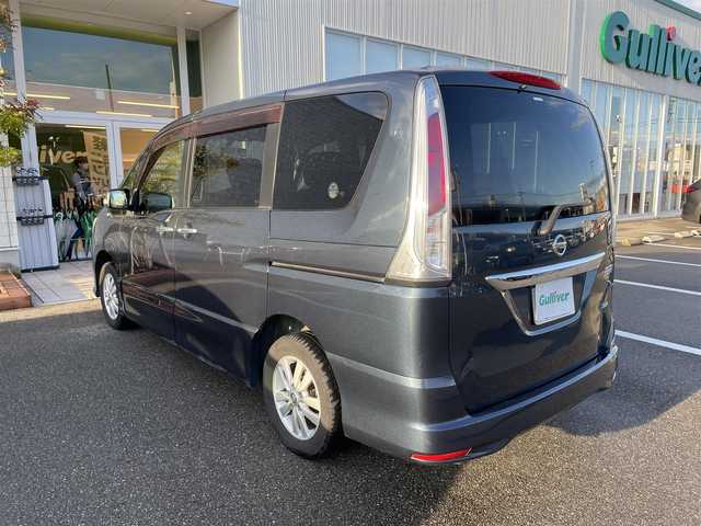 日産 セレナ ハイウェイスター Vセレクション 石川県 2012(平24)年 10.7万km 青 4WD/純正メモリーナビ/フルセグTV/バックカメラ/フリップダウンモニター/ETC/インテリキー/プッシュスタート/電動ミラー/オートライト/オートエアコン