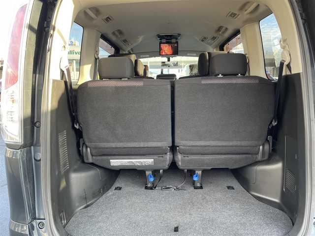 日産 セレナ ハイウェイスター Vセレクション 石川県 2012(平24)年 10.7万km 青 4WD/純正メモリーナビ/フルセグTV/バックカメラ/フリップダウンモニター/ETC/インテリキー/プッシュスタート/電動ミラー/オートライト/オートエアコン