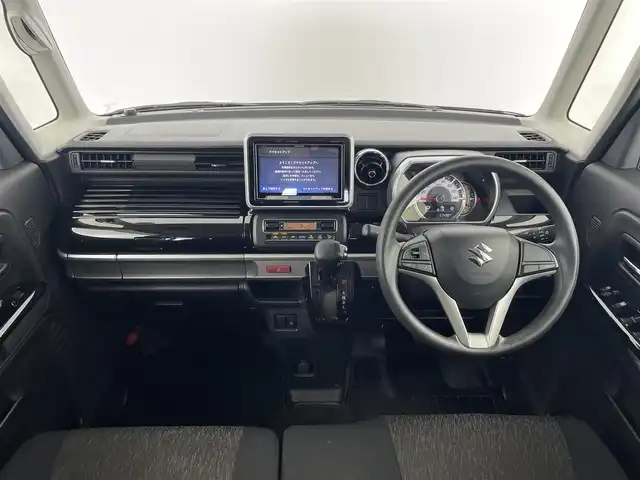 スズキ スペーシア カスタム HYBRID GS 大分県 2019(平31)年 5.8万km ピュアホワイトP ワンオーナー/衝突軽減ブレーキ/誤発進抑制機能/車線逸脱警報機能/ふらつき警報機能/先行車発進お知らせ機能/ハイビームアシスト/後退時ブレーキサポート/社外8型ナビ　型式：AVIC-CL901/【フルセグTV、DVD再生可、BT対応】/ステアリングスイッチ/バックカメラ/左側電動スライドドア/社外ドライブレコーダー　型式：ZDR-012/ETC/運転席シートヒーター/アイドリングストップ/横滑り防止装置/電動格納ミラー/社外フロアマット/オートライト/LEDヘッドライト/LEDフォグ/純正14インチアルミホイール/保証書、取説、スペアキー有り