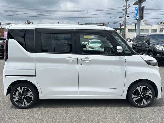 日産 ルークス HWS X プロパイロットED 秋田県 2022(令4)年 6万km ホワイトパール 純正メモリナビ（BT/TV）/前方位カメラ/クルーズコントロール（追従あり）/シートヒーター（D＋N席）/オートホールド/純正ETC2.0