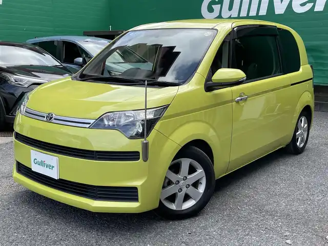 トヨタ スペイド F 東京都 2016(平28)年 4.8万km シトラスマイカメタリック 社外メモリナビ【AVIーCW900】/（CD/DVD/BTオーディオ/フルセグ）/電動スライドドア/バックカメラ/ステアリングスイッチ/イージークローザー/ETC/スマートキー/取扱説明書