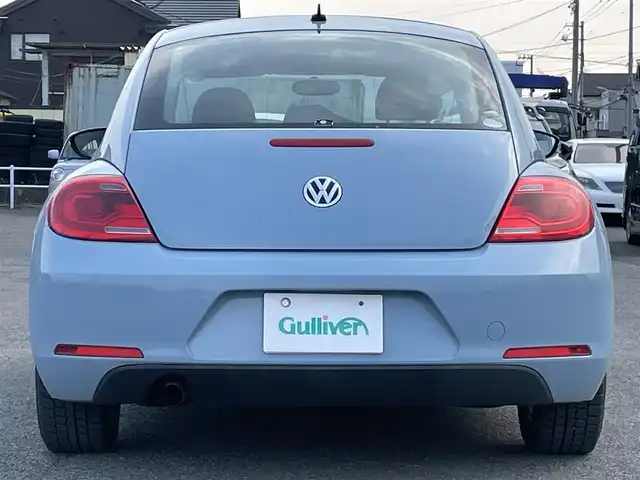 フォルクスワーゲン ザ・ビートル デザイン 道央・札幌 2013(平25)年 13.3万km デニムブルー ワンオーナー/社外メモリーナビ/AM/FM/CD/DVD/SD/AUX/フルセグ/横滑り防止装置/クルーズコントロール/ETC/革巻きステアリング/MTモード付AT/リモコンキー/ハロゲンヘッドライト/フォグランプ/ヘッドライトレベライザー/電動格納ミラー/ヒーテッドドアミラー/ウィンカーミラー/純正フロアマット/スペアキー/社外AW付冬タイヤ積込/215/65/R15/2017年/山5mm