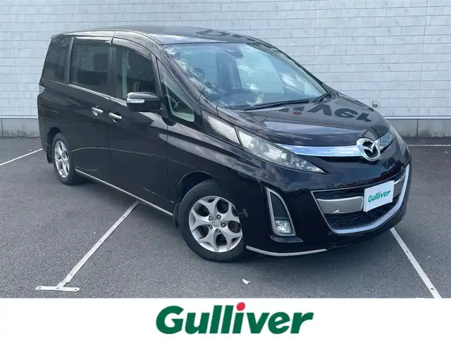 マツダ ビアンテ 20S 静岡県 2013(平25)年 11.5万km ラディアントエボニーマイカ 社外ナビ　/後席モニター　/・フルセグＴＶ　/・Ｂｌｕｅｔｏｏｔｈ接続　/・ＤＶＤ再生　/・ＵＳＢ入力端子　/両側パワースライドドア　/スマートキー　/スペアキー　/バックカメラ　/ビルトインＥＴＣ　/ＨＩＤオートライト　/純正１６インチホイール/取扱説明書/保証書