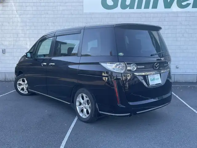 マツダ ビアンテ 20S 静岡県 2013(平25)年 11.5万km ラディアントエボニーマイカ 社外ナビ　/後席モニター　/・フルセグＴＶ　/・Ｂｌｕｅｔｏｏｔｈ接続　/・ＤＶＤ再生　/・ＵＳＢ入力端子　/両側パワースライドドア　/スマートキー　/スペアキー　/バックカメラ　/ビルトインＥＴＣ　/ＨＩＤオートライト　/純正１６インチホイール/取扱説明書/保証書