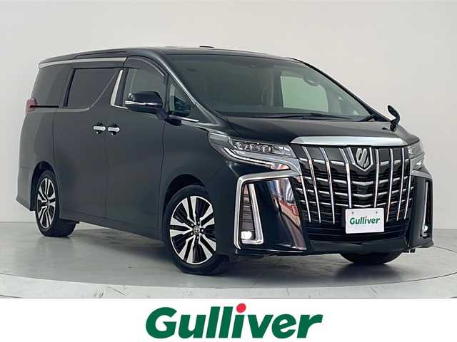 トヨタ アルファード S Cパッケージ 大阪府 2020(令2)年 6万km ブラック トヨタセーフティセンス/・プリクラッシュセーフティ（PCS）/・レーダークルーズコントロール（全車速追従機能付）/・レーントレーシングアシスト（LTA）/・レーンディパーチャーアラート（LDA）/・オートマチックハイビーム（AHB）/・先行車発進告知機能/サンルーフ/純正フリップダウンモニター/純正ディスプレイオーディオ/CD／DVD／BT／TUNER/両側パワースライドドア/パワーバックドア/LEDヘッドライト/パワーシート/シートヒーター/ベンチクーラー/シートメモリ/オットマン/ステアリングヒーター/スマートキー/プッシュスタート/ビルトインETC
