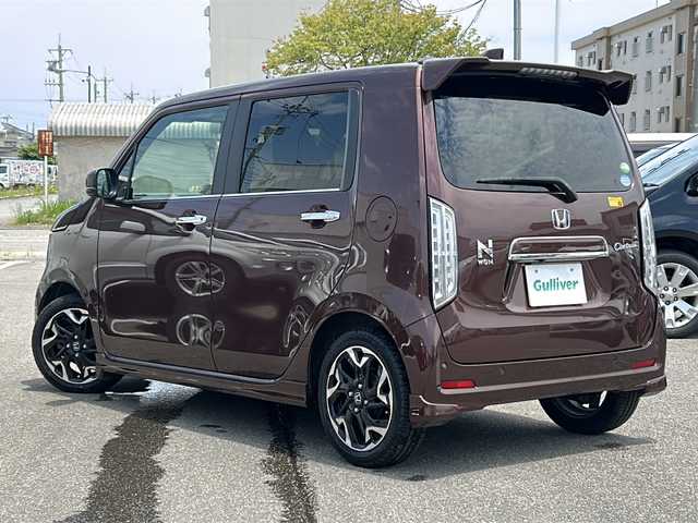 ホンダ Ｎ ＷＧＮ カスタム Lターボ ホンダS 石川県 2021(令3)年 7.7万km プレミアムアガットブラウンP ワンオーナー/ホンダセンシング/・衝突軽減ブレーキ/・誤発信抑制機能/・渋滞追従機能付アダプティブクルーズコントロール/・斜線維持支援システム/・路外逸脱抑制機能/・オートハイビーム/純正メモリナビゲーション/【CD・DVD・Bluetooth・SD・フルセグTV】/型番：VXU-217XBi/リヤソナーセンサー/ビルトインETC/バックカメラ/LEDヘッドライト/・オートライト/・フォグランプ/スマートキー/・プッシュスタート/本革巻きステアリング/・ステアリングリモコン/・パドルシフト/ヘッドライトレベライザー/純正フロアマット/新車時保証書/取扱説明書