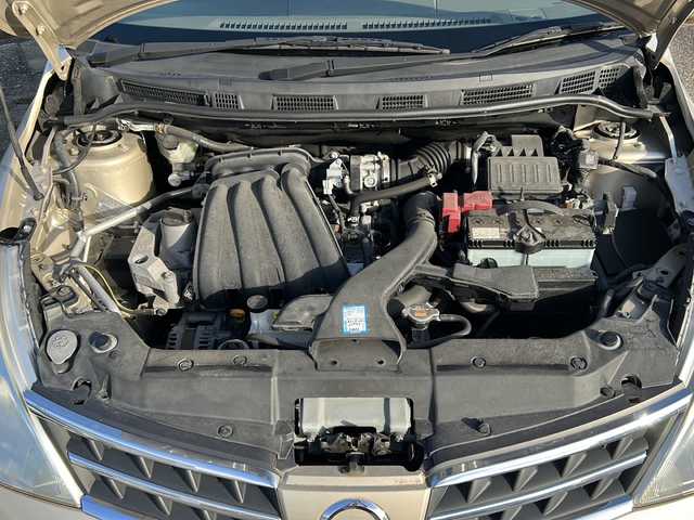 日産 ティーダ 15M SV +プラズマ 富山県 2012(平24)年 6.4万km シルキーベージュ ハーフレザーシート/純正メモリーナビ(MP311D-A)/DVD/BT/フルセグ/ビルトインETC/電動格納ミラー/オートライト/純正ドアバイザー/純正フロアマット/キーレス