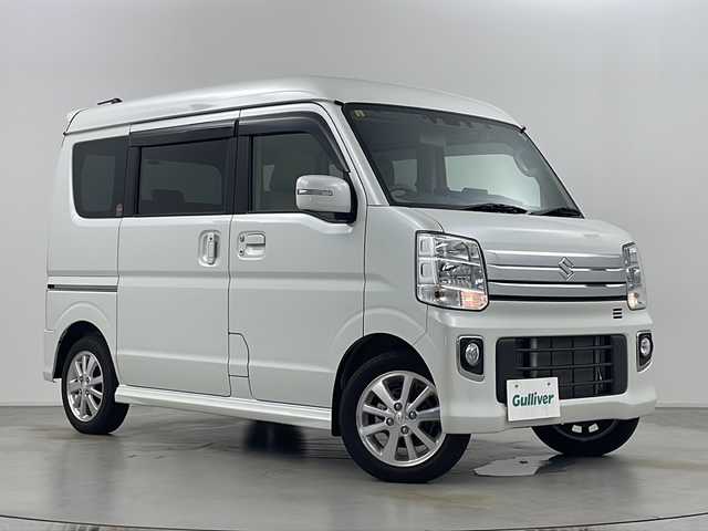 スズキ エブリィ ワゴン PZターボ スペシャル ハイルーフ 埼玉県 2023(令5)年 0.9万km パールホワイト レーダーブレーキサポート/両側パワースライドドア/オートステップ/社外メモリナビ/CD/DVD/Bluetooth/フルセグ/バックカメラ/前後ドライブレコーダー/フォグランプ/ETC/純正１４インチAW/フォグランプ/プッシュスタート/スマートキー