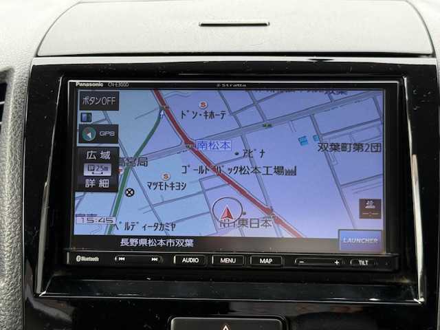日産 ルークス ハイウェイスター 長野県 2012(平24)年 8.4万km ブルーイッシュブラック ワンセグ　/メモリナビ　/ＣＤ／ＤＶＤ　/Ｂｌｕｅｔｏｏｔｈ接続　/プッシュスタート/ＥＴＣ　/ベンチシート　/ＨＩＤヘッドライト　/オートライト　/衝突軽減システム　/盗難防止　/片側スライドドア