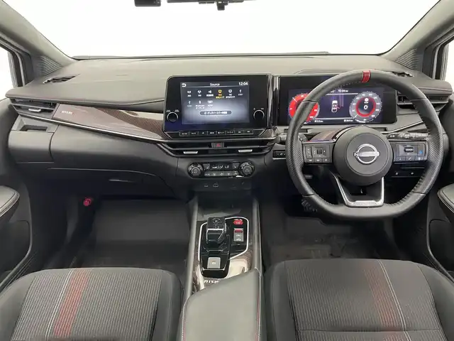 日産 オーラ ニスモ 愛知県 2022(令4)年 1.8万km ピュアホワイトパール 純正９型ナビＴＶ　ＨＤＭＩ　デジタルインナーミラー　全方位カメラ　プロパイロット　シートヒータ　ワイヤレス充電　純正ニスモスポイラー　電動パーキングブレーキ　ＬＥＤオートライト　オートホールド　ハンドル支援　エマージェンシーブレーキ　コーナーセンサー　ETC2.0　フォグランップ　禁煙車