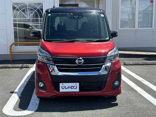 日産 デイズ ルークス ハイウェイスター Gターボ 奈良県 2017(平29)年 4.4万km スパークリングレッド/ブラック ”(株)IDOMが運営する【じしゃロン奈良店】の自社ローン専用車両になります。/こちらは現金またはオートローンご利用時の価格です。自社ローンご希望の方は別途その旨お申付け下さい”