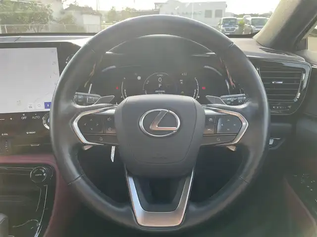 レクサス ＮＸ 350h バージョンL 鹿児島県 2023(令5)年 1.6万km ソニッククォーツ ワンオーナー/純正ディスプレイナビ/（Bluetooth/フルセグTV/Apple Car Play/Android Auto）/パノラマモニター/電動リアゲート/レーダークルーズコントロール/LEDヘッドライト/レザーシート/シートヒーター/エアシート/純正20インチアルミホイール/前後ドライブレコーダー/デジタルインナーミラー